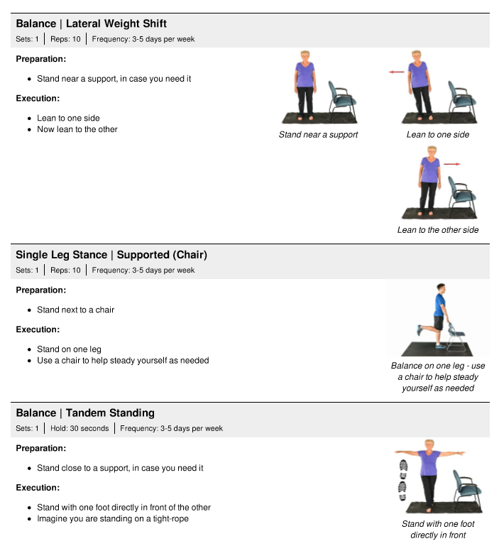 Balance Exercises   MFHT